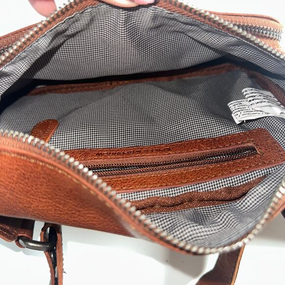 Spikes & Sparrow Leather Belt Bag Brown Adjustable Waist Hip Belt Fanny Pack - Picture 4 of 8